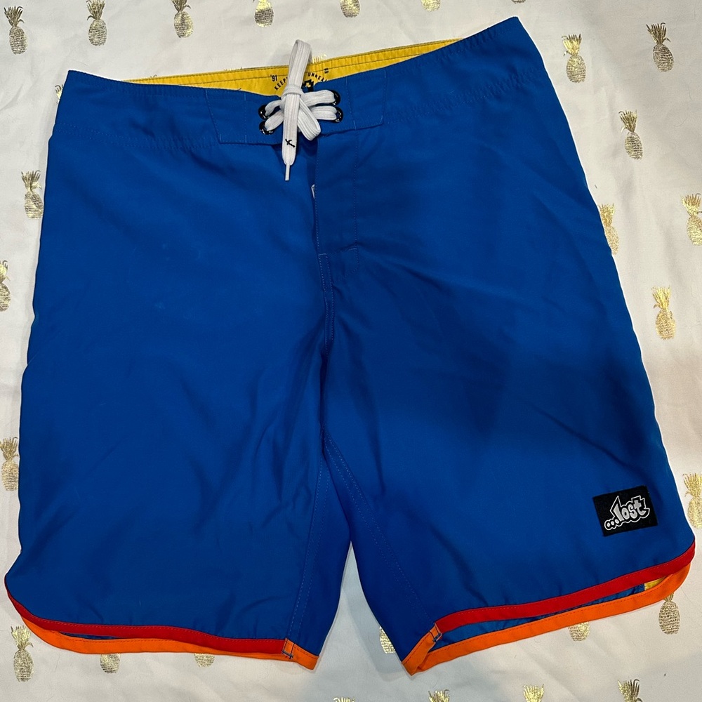 Vintage Lost Y2K Swim Trunks. Classic vintage style, Men’s Sz 30.